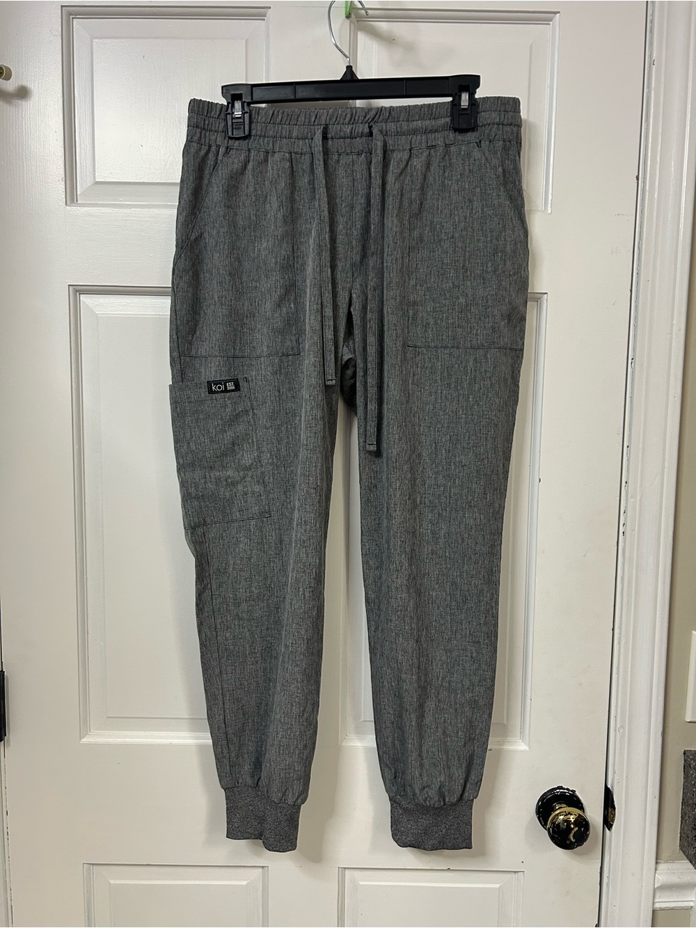 koi Gray Women's Drawstring Jogger Pants